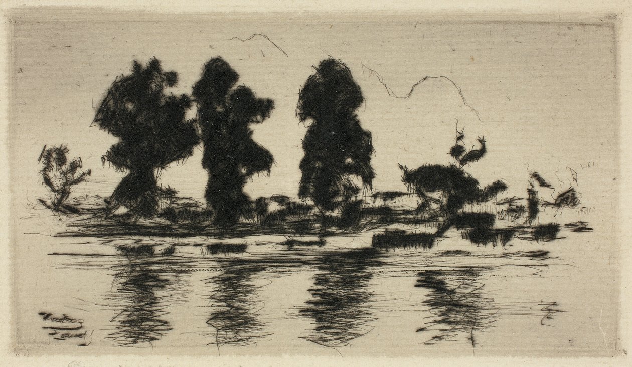 De Theems, avond door Theodore Roussel