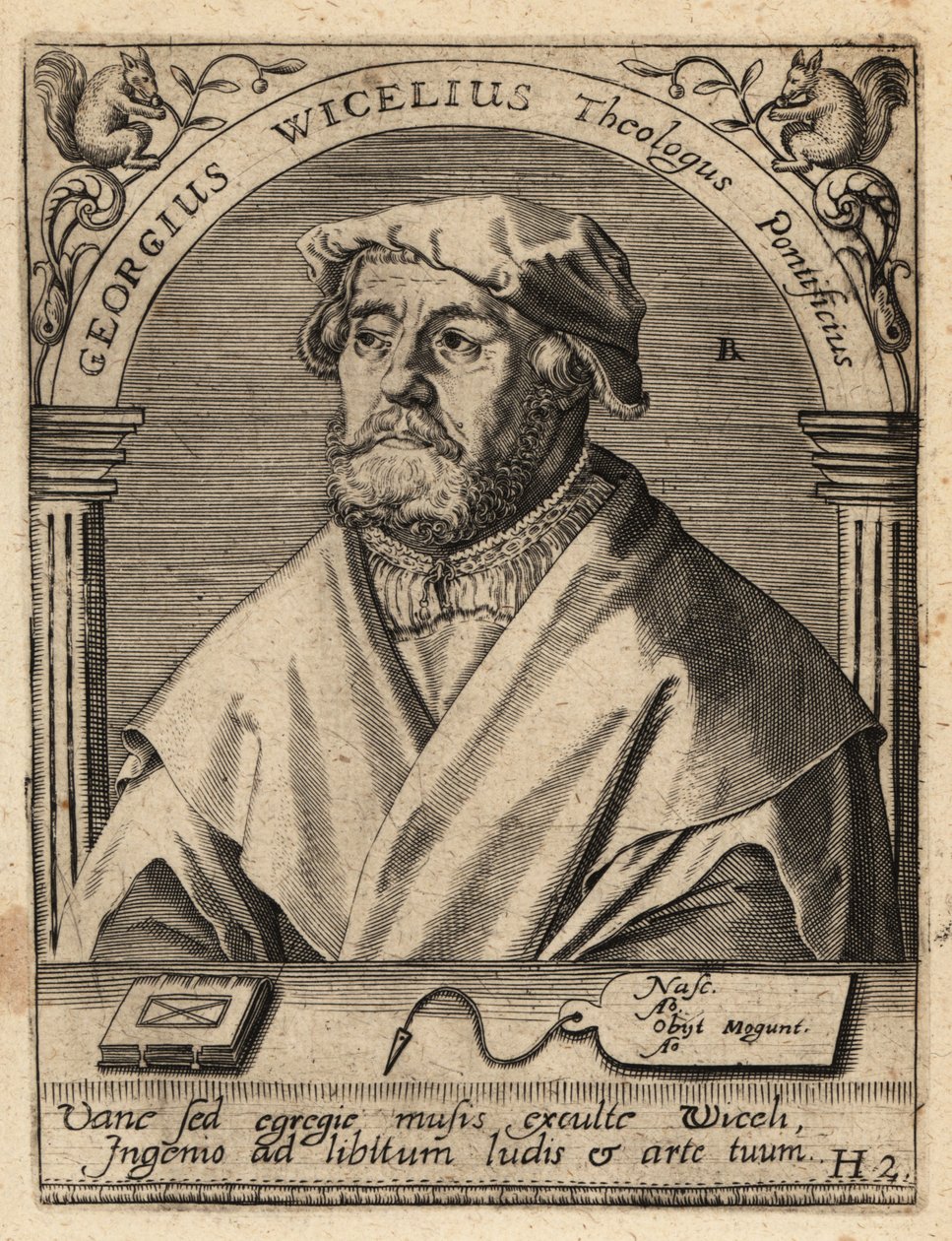 Georg Witzel door Theodore de Bry