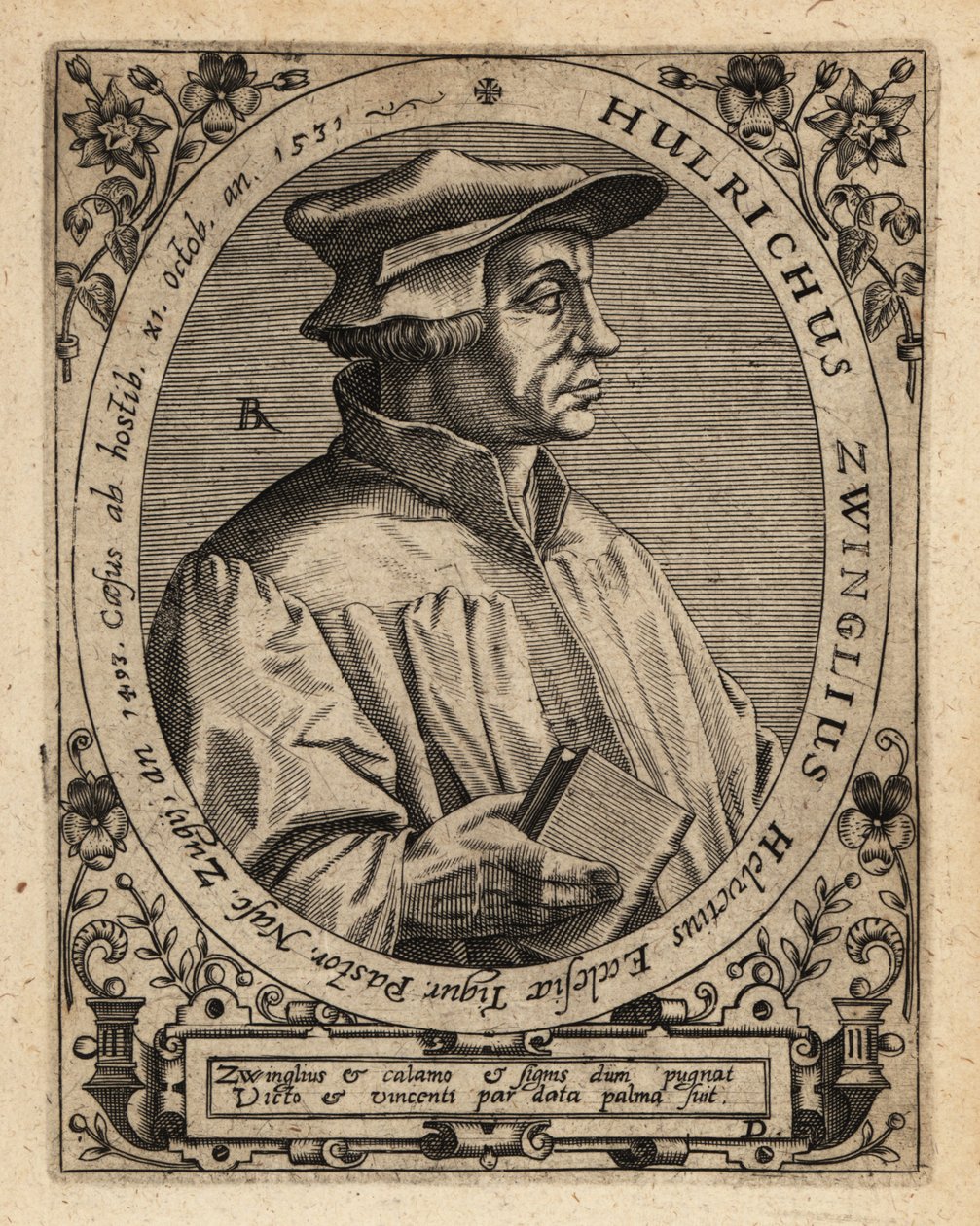 Huldrych Zwingli door Theodore de Bry