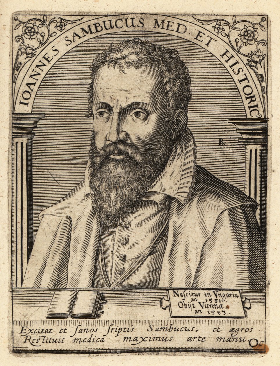 Janos Zsamboky door Theodore de Bry