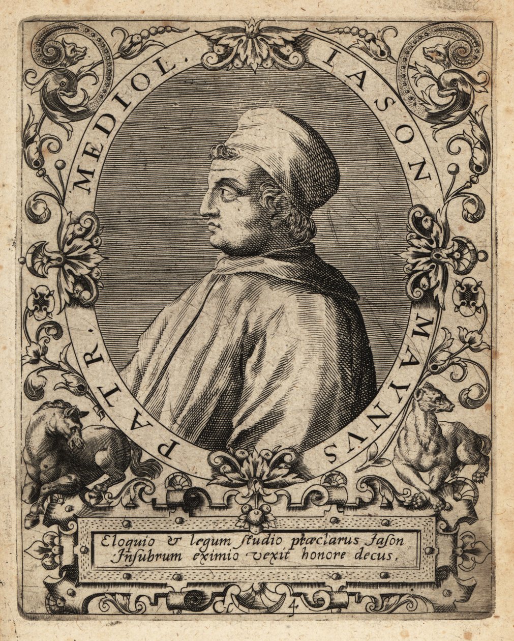 Jason de Mayno door Theodore de Bry