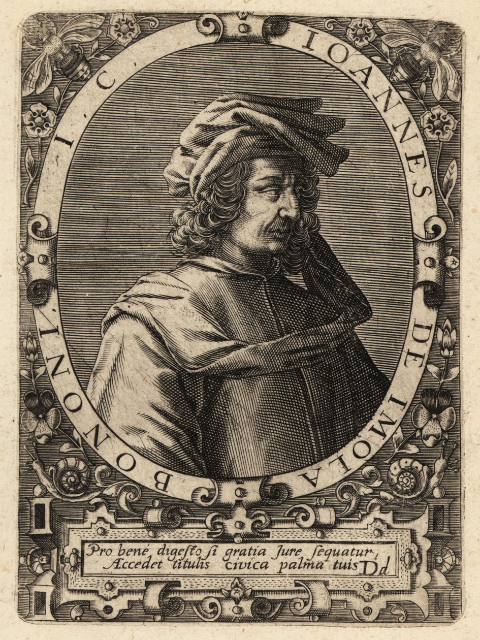 Johannes van Imola door Theodore de Bry