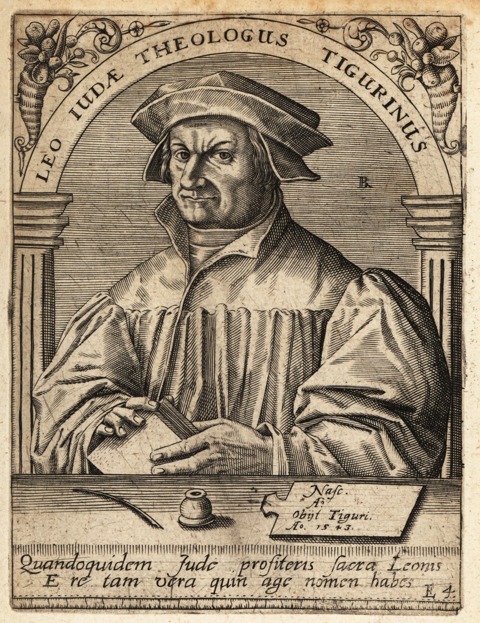 Leo Jud door Theodore de Bry
