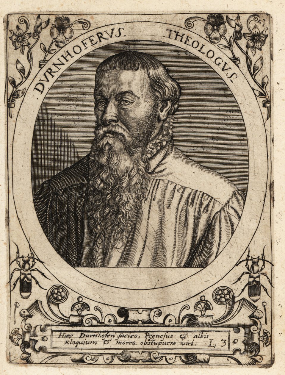 Lorenz Durnhofer door Theodore de Bry