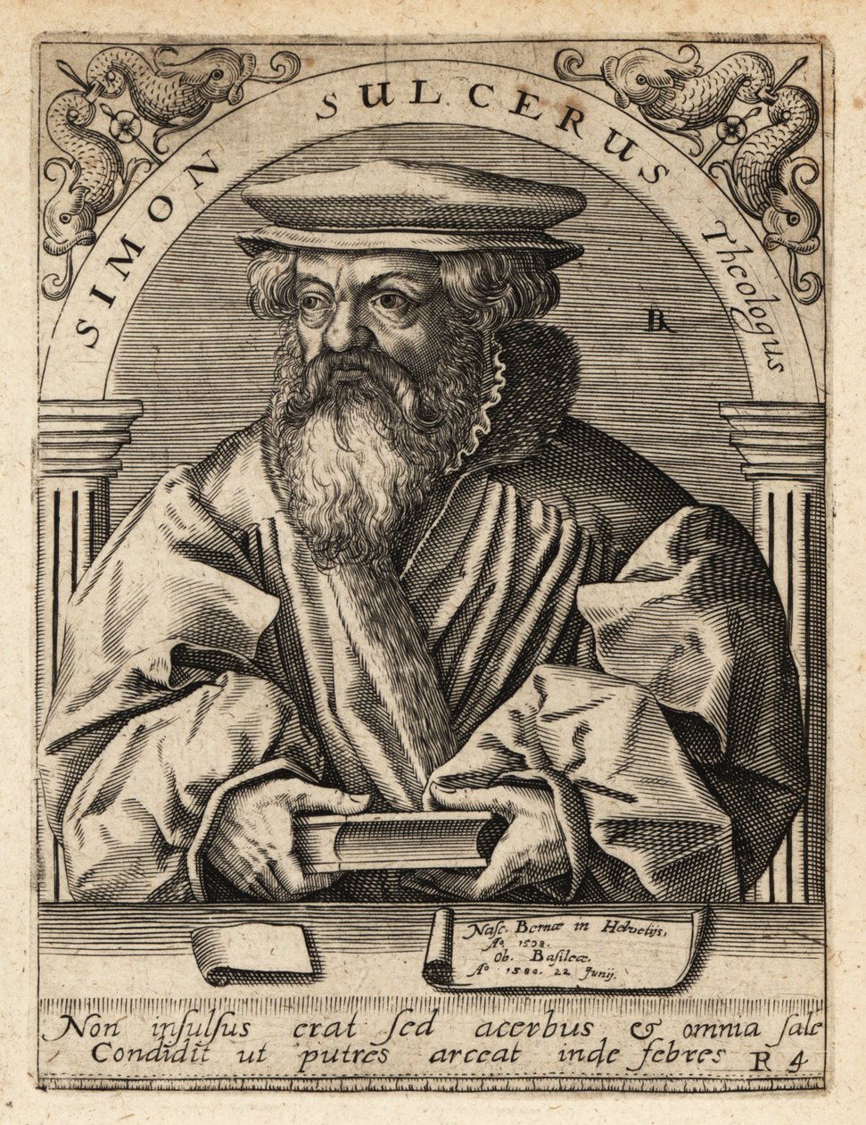 Simon Sulzer door Theodore de Bry