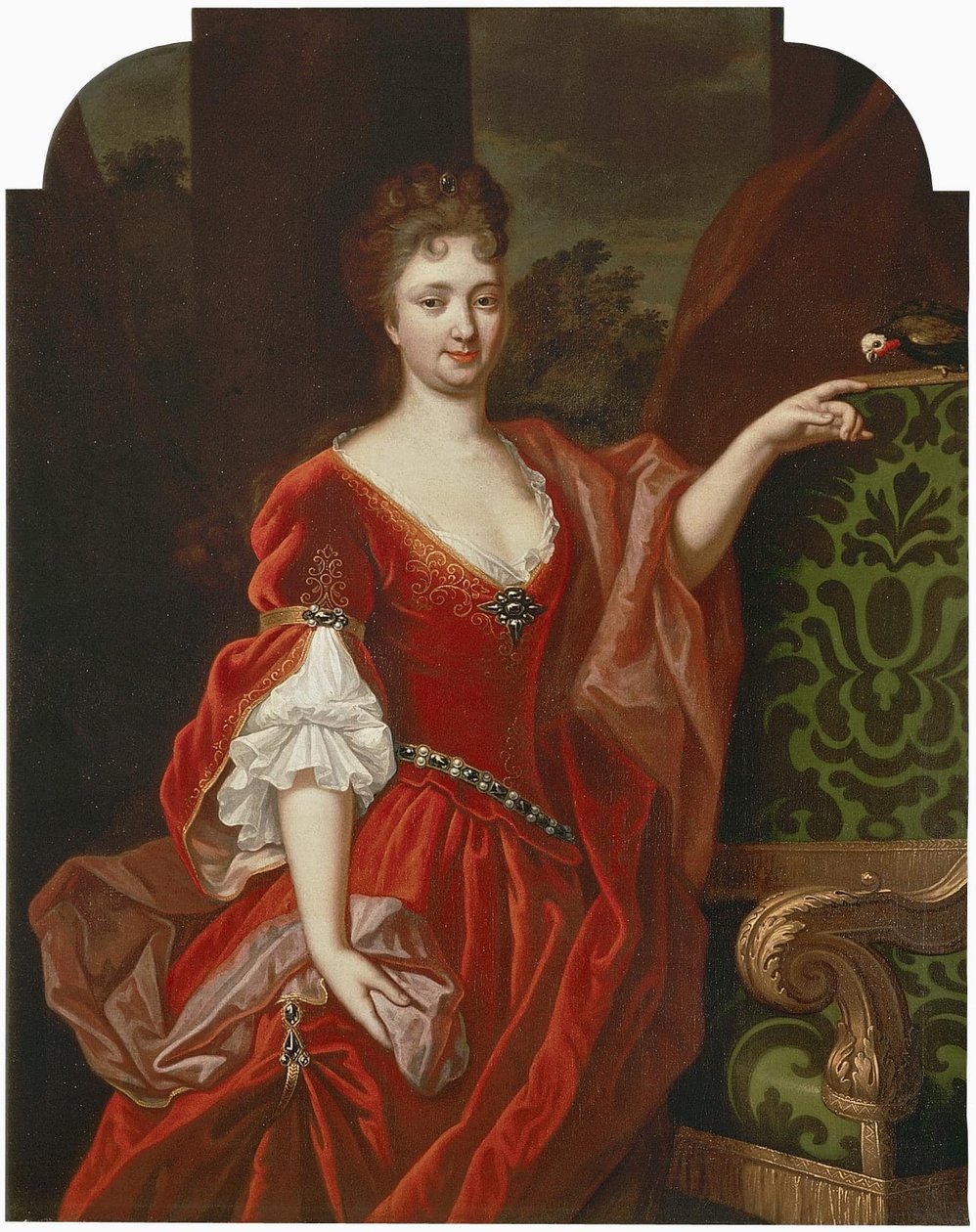 Anna Margaretha Bentinck door Theodorus Netscher