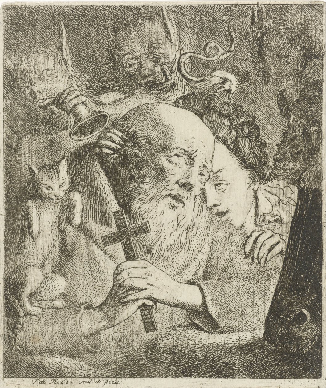 Verzoeking van de heilige Antonius door Theodorus de Roode