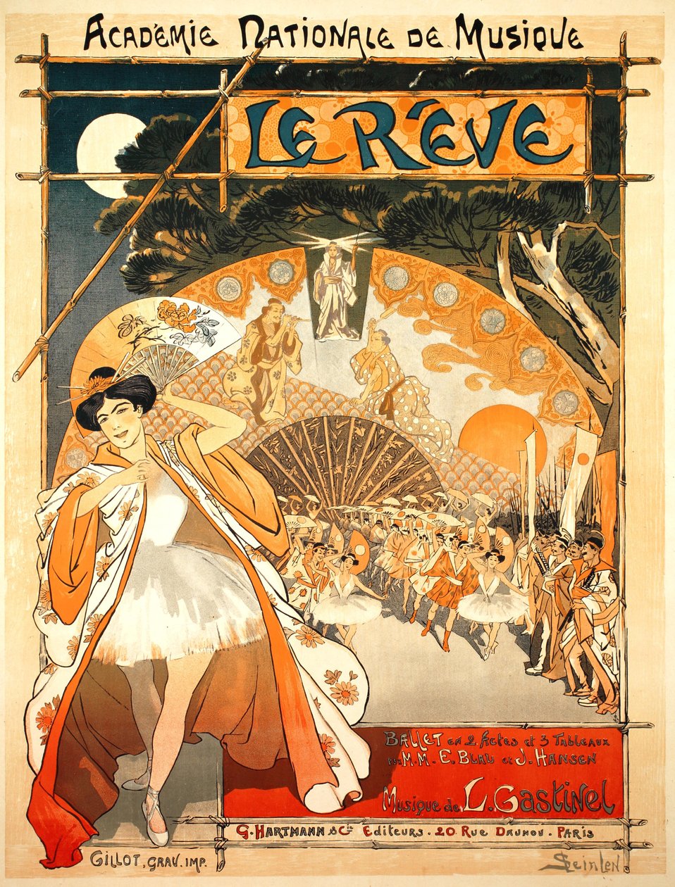 De Droom door Théophile Alexandre Steinlen
