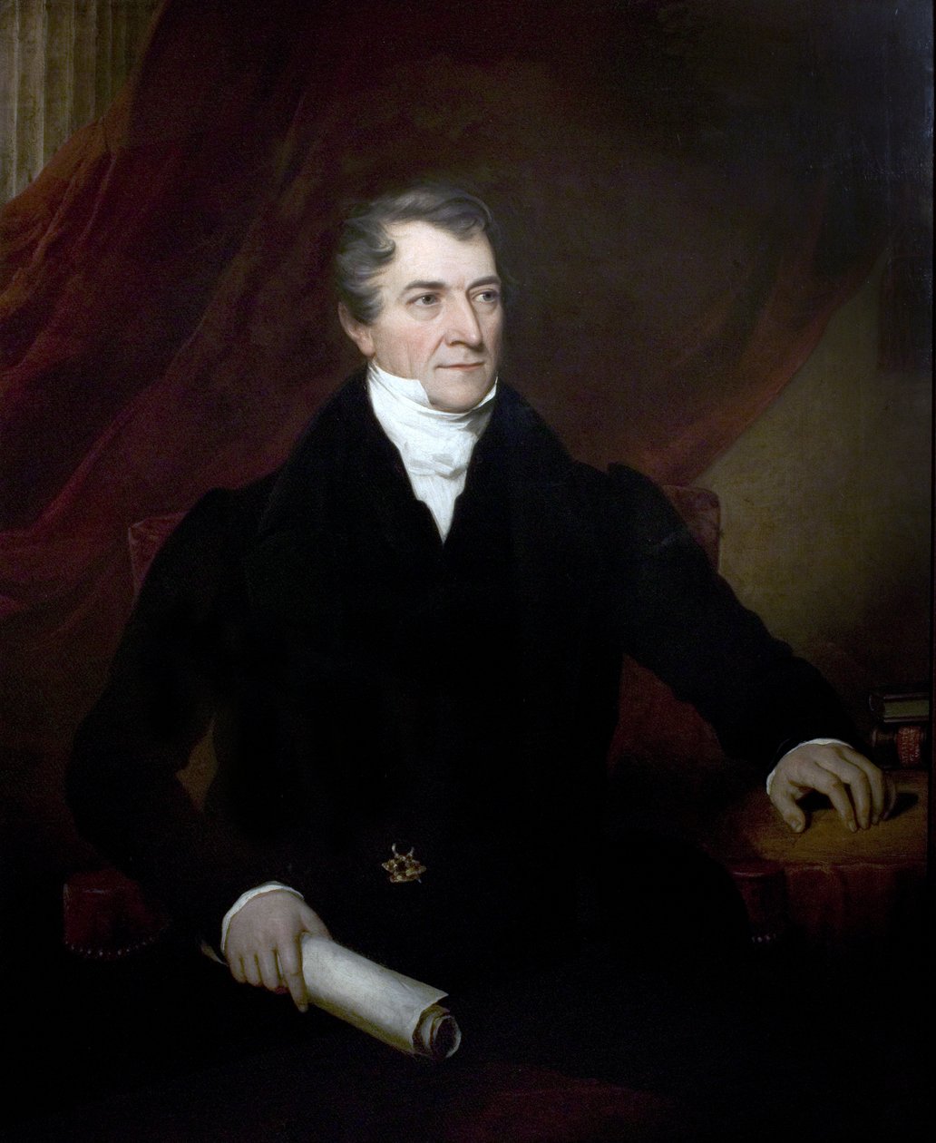 Lord Denman, ca. 1831-33 door Thomas Barber