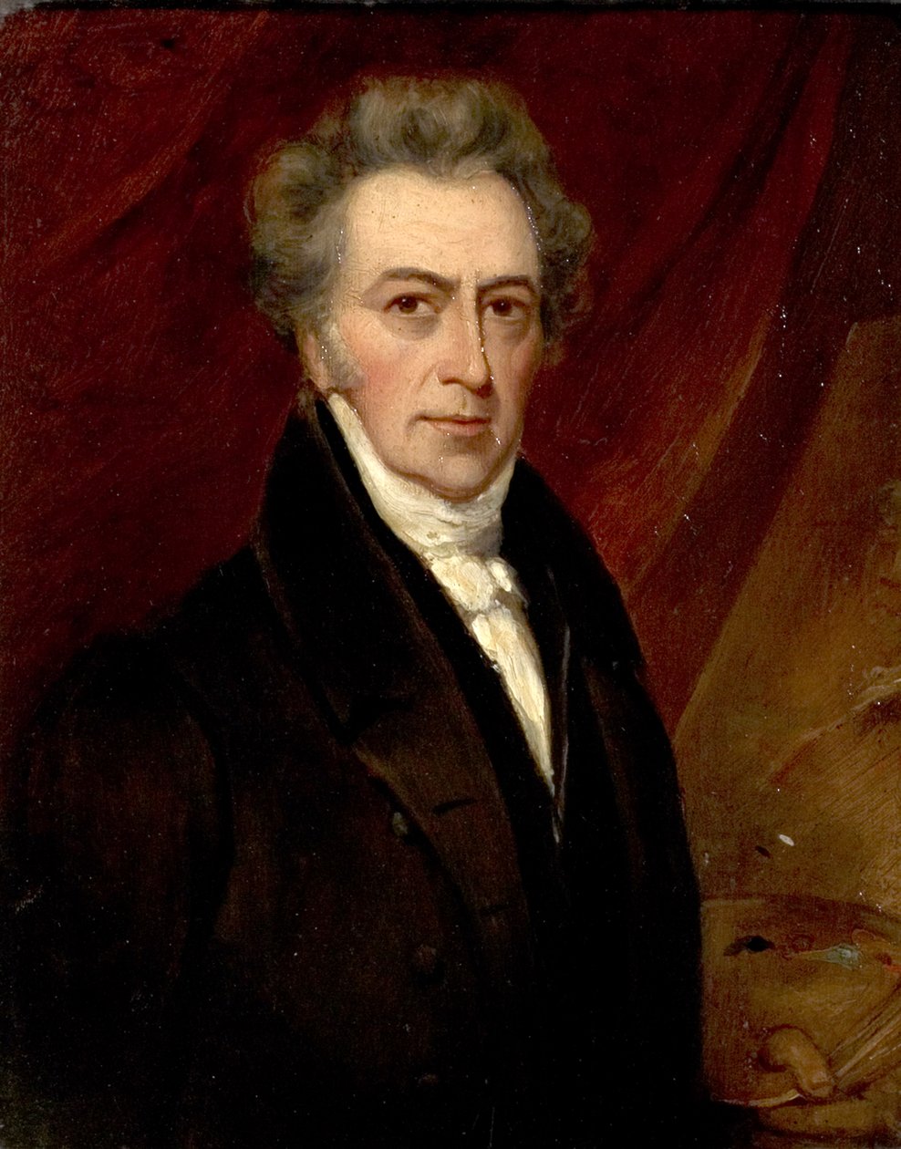 Zelfportret, 1841 door Thomas Barber
