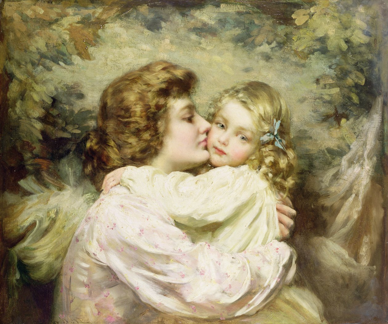 Moeder en Dochter door Thomas Benjamin Kennington