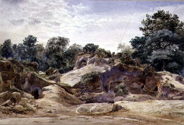 Grindkuil in Hampstead door Thomas Collier