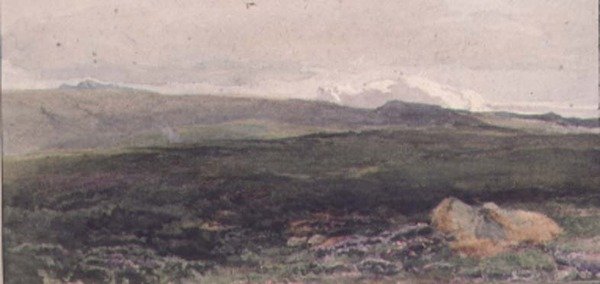 Heuvels bij Loch Awe, Schemering door Thomas Collier