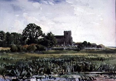 Lyminster Kerk, bij Arundel door Thomas Collier