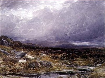 Op de Siabod-vlaktes, Noord-Wales door Thomas Collier