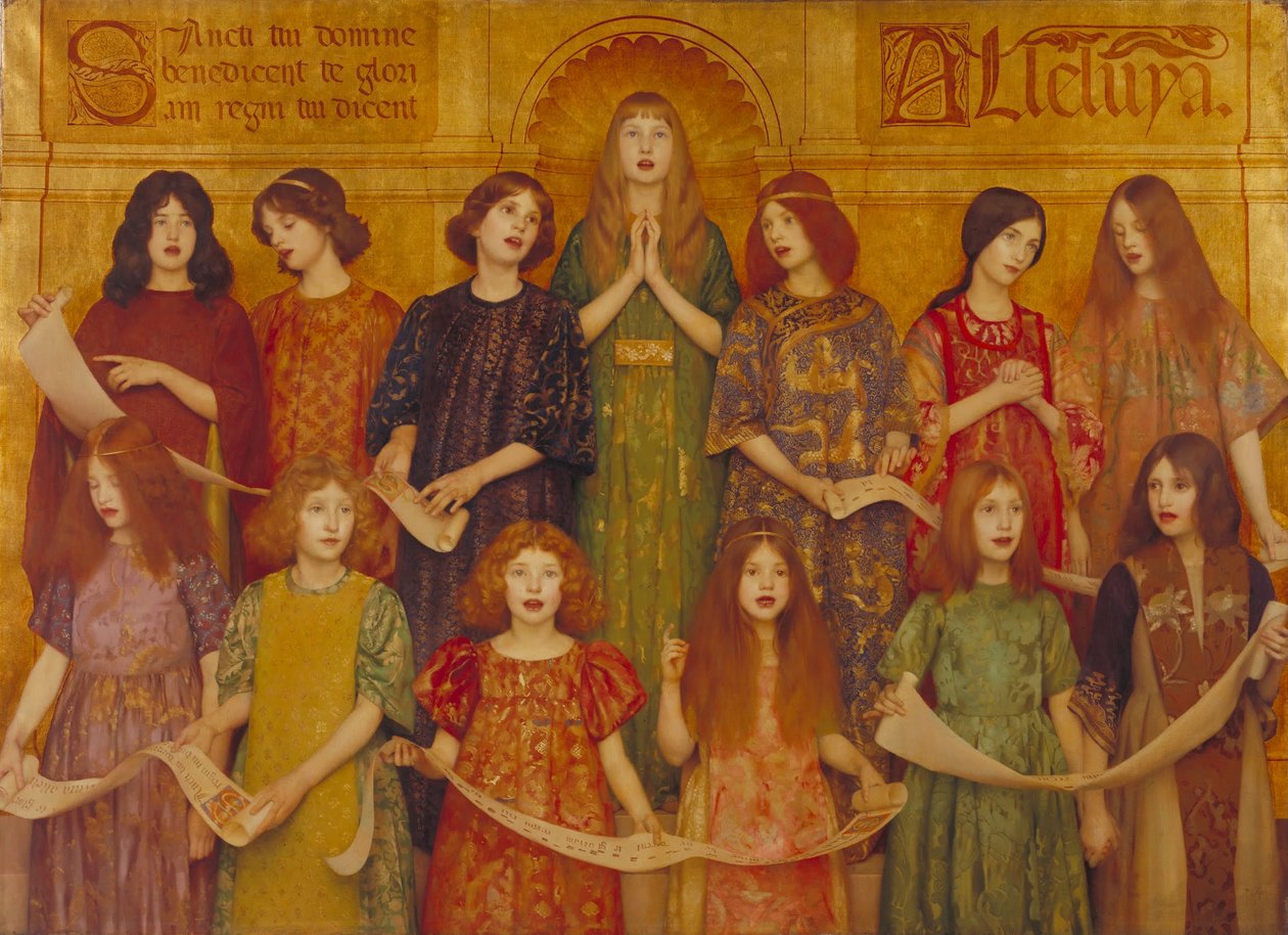 Alleluia door Thomas Cooper Gotch