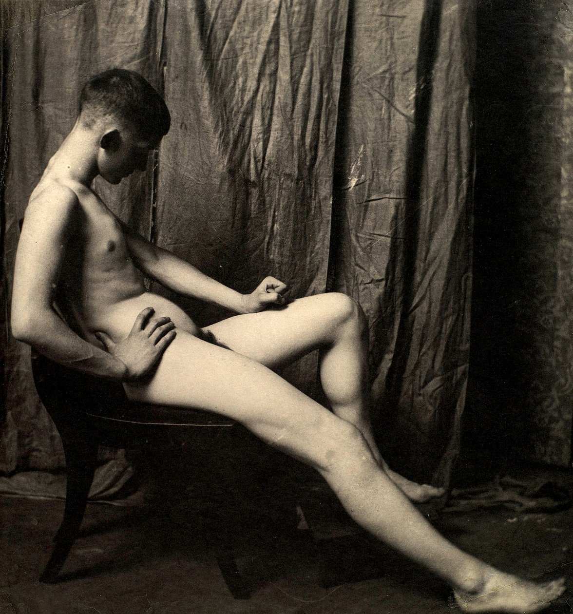 Naaktstudie van student Bill Duckett, 1889 door Thomas Eakins