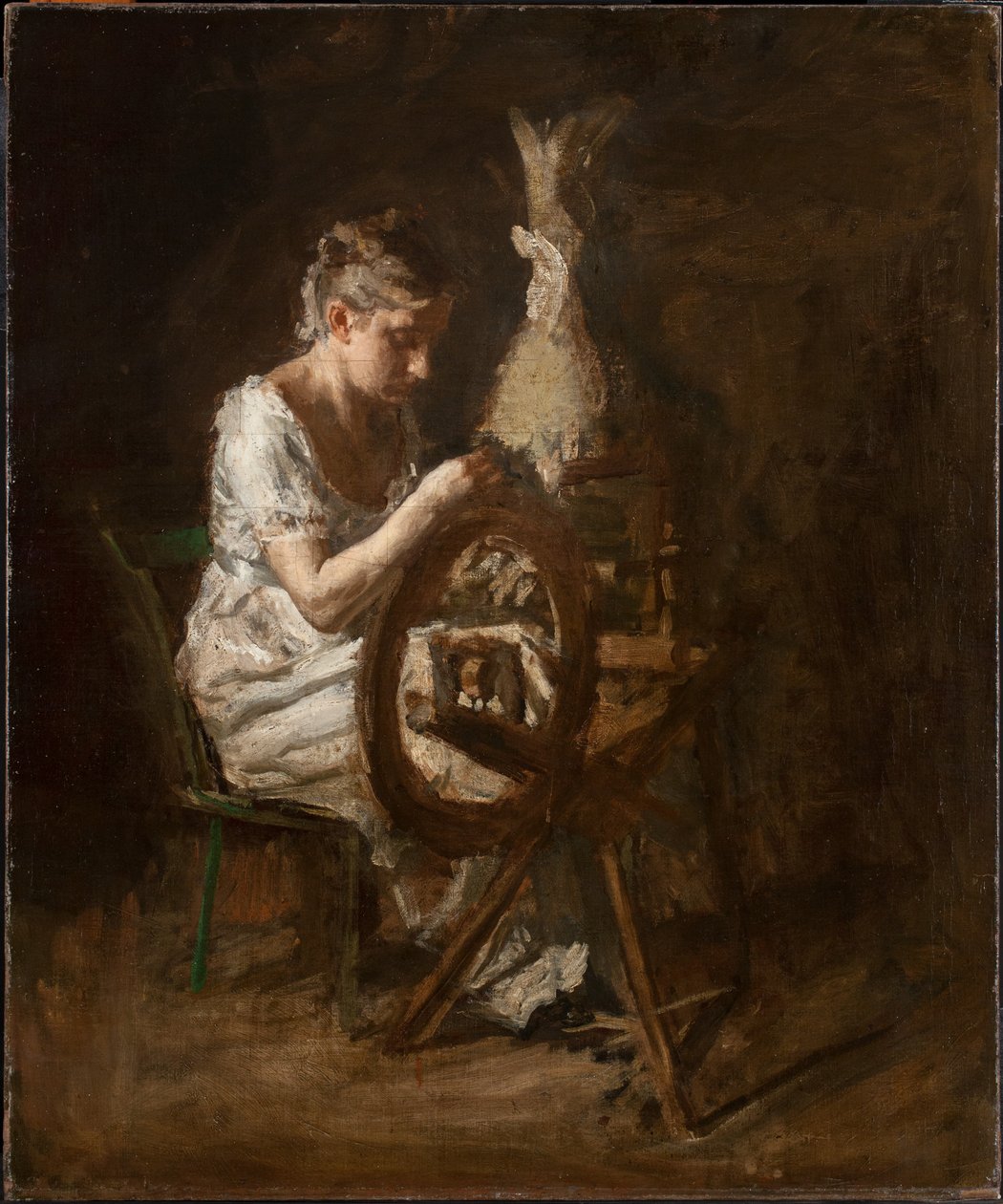 De Spinner door Thomas Eakins