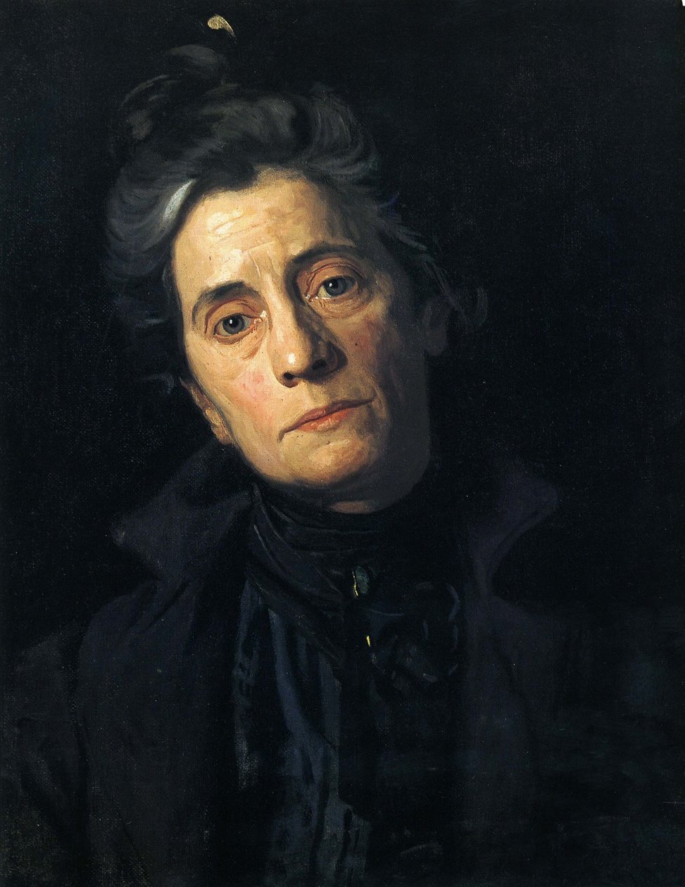 Portret van Susan MacDowell Eakins door Thomas Eakins
