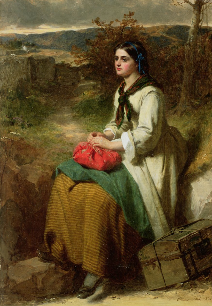 Lucys verhuizing door Thomas Faed