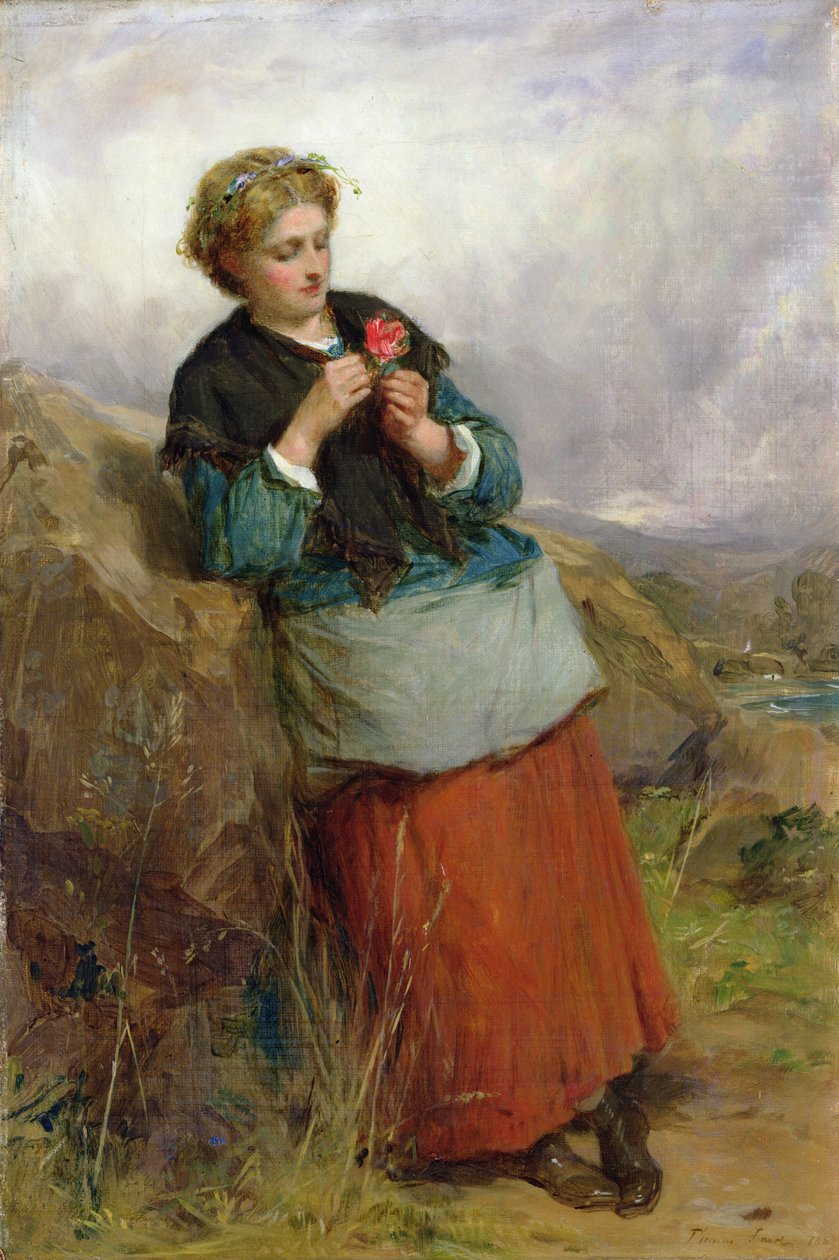 De bloem van Dunblane door Thomas Faed
