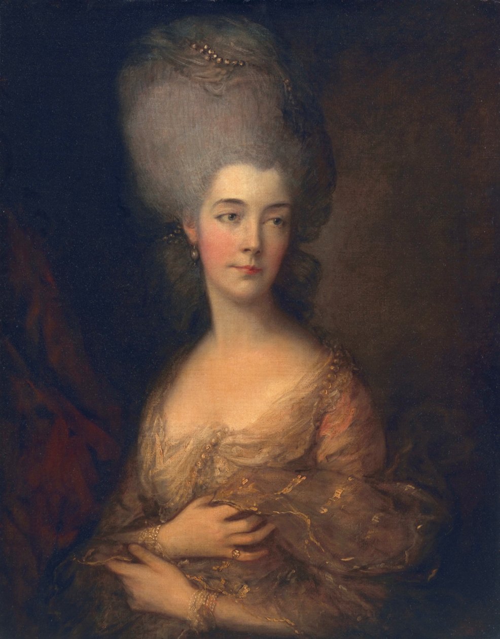 Anne, Hertogin van Cumberland, ca. 1777 door Thomas Gainsborough