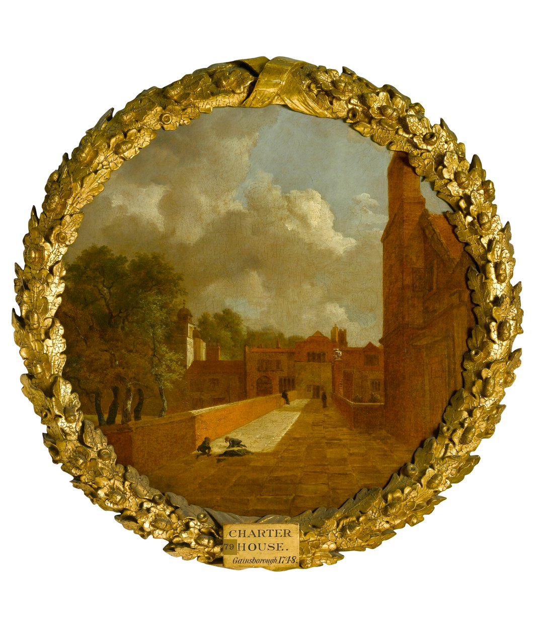 The Charterhouse, Londen, c.1748 door Thomas Gainsborough