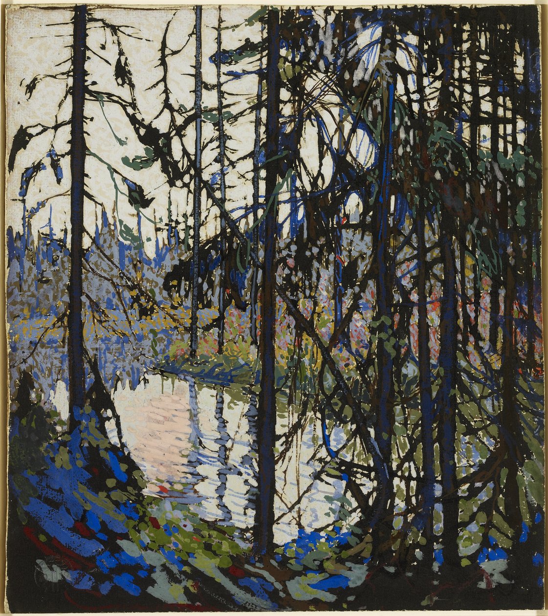 Studie voor Noordelijke Rivier door Tom Thomson