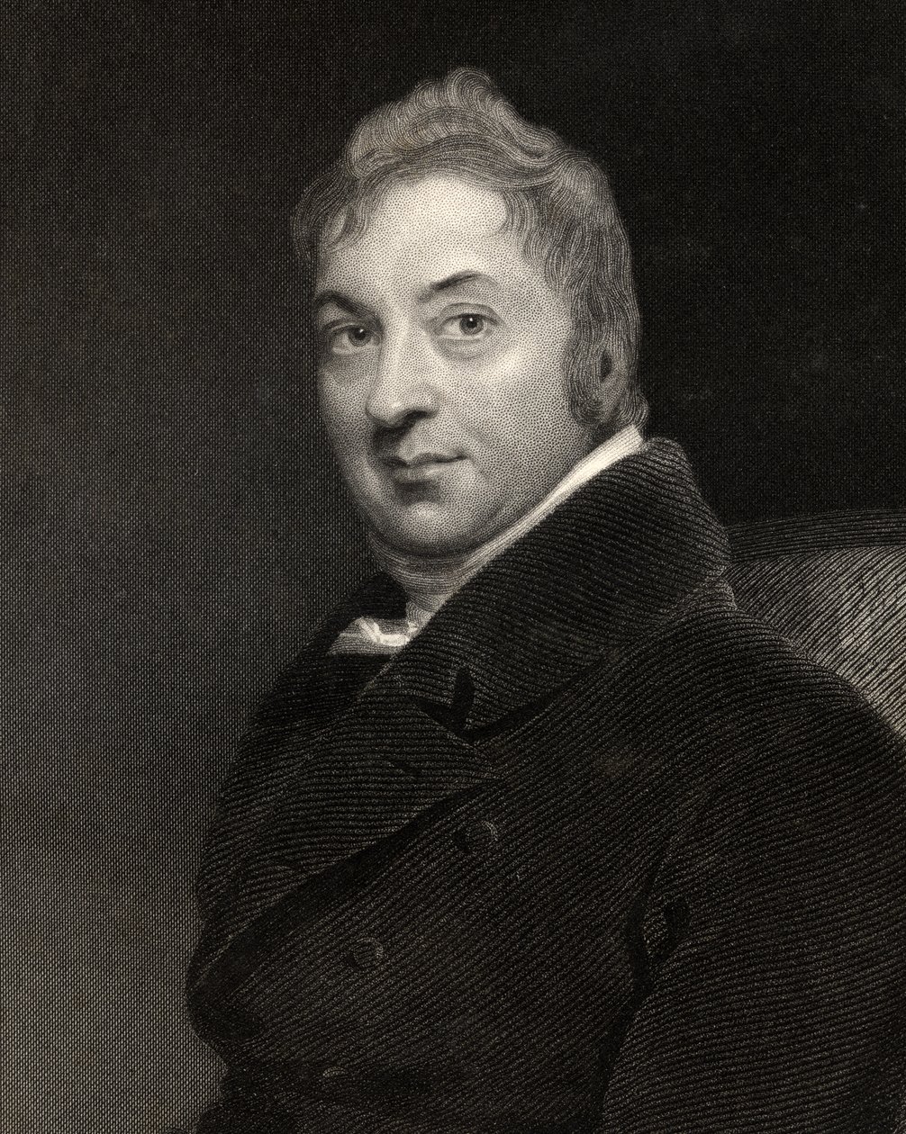 Edward Jenner, gegraveerd door W.H. Mote, uit 