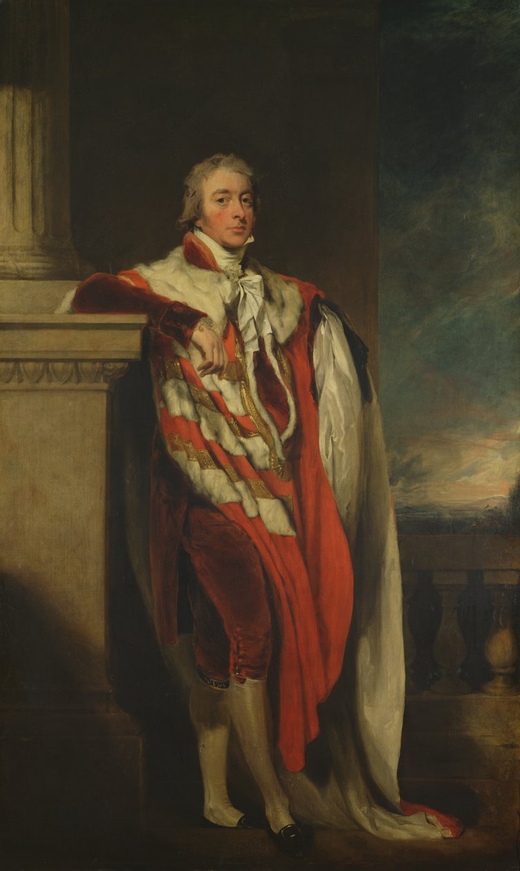 John Fane, 10e graaf van Westmorland (1759-1841) door Thomas Lawrence