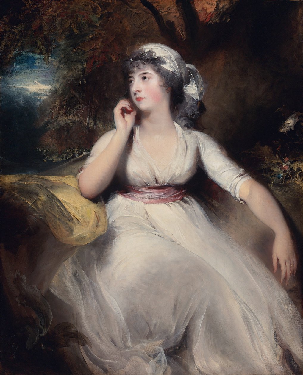 Selina Peckwell, later mevrouw George Grote (1775-1845) door Thomas Lawrence