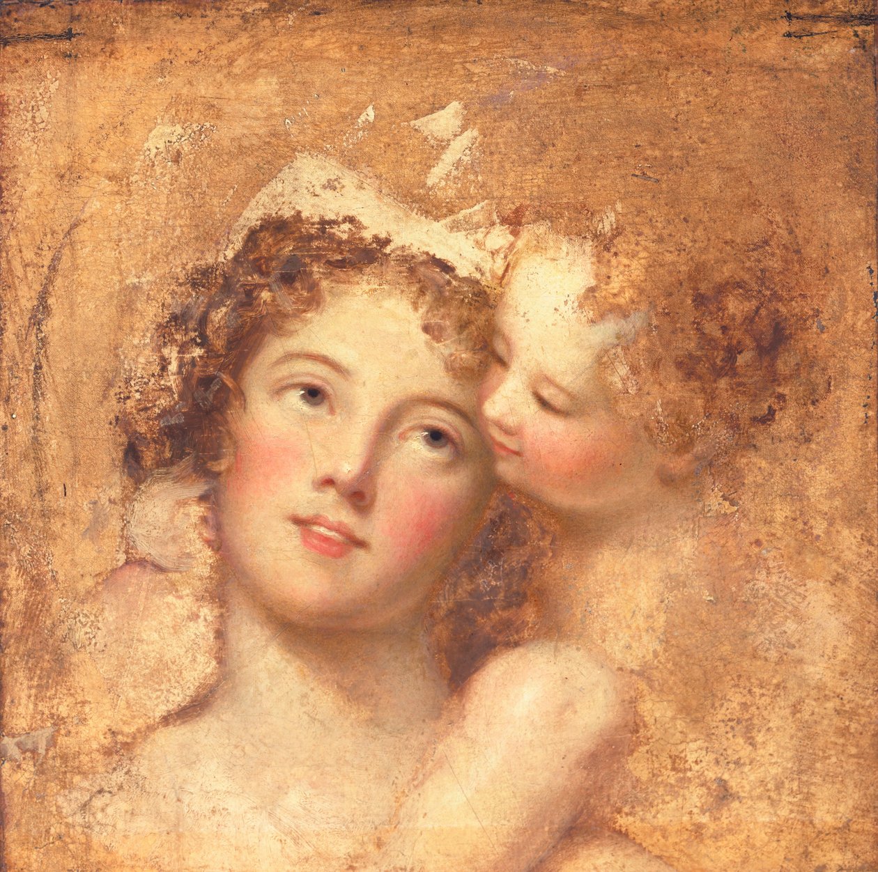 Vrouw en kind door Thomas Lawrence