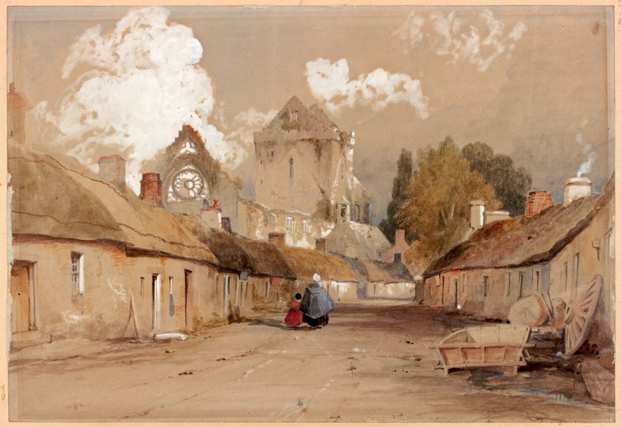 Sweetheart Abbey, Kirkcudbright door Thomas Miles Richardson