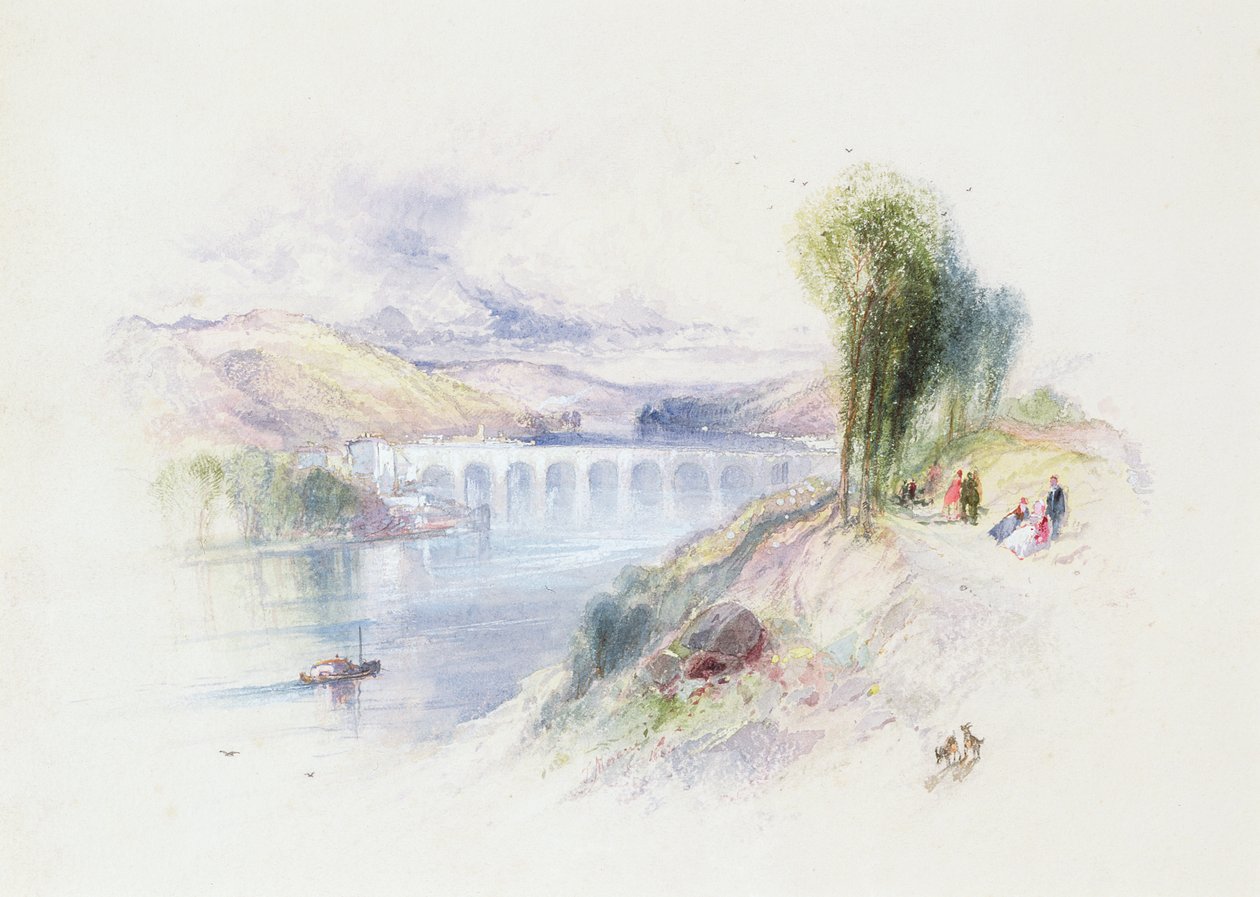 De rivier Schuykill door Thomas Moran
