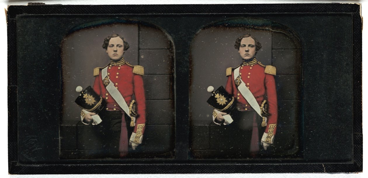 Britse legerofficier, 1855 door Thomas Richard Williams