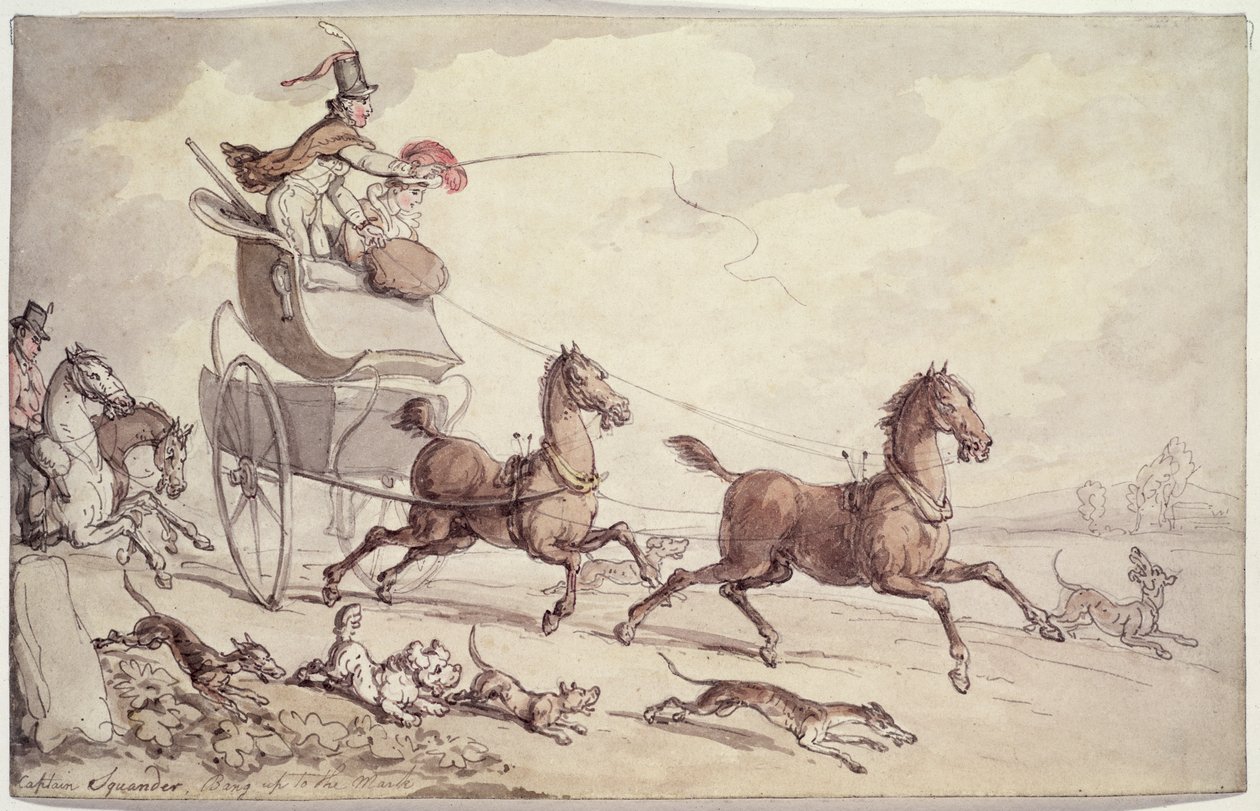 Kapitein Squander, Bang up to the Mark door Thomas Rowlandson