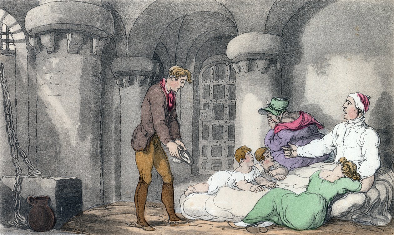 Huiselijke regeling in de gevangenis, illustratie uit 