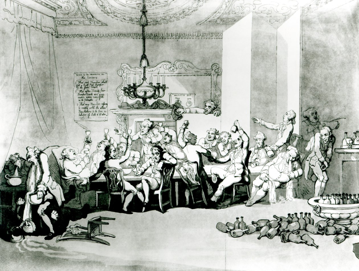 De Brilliants, 1801 door Thomas Rowlandson
