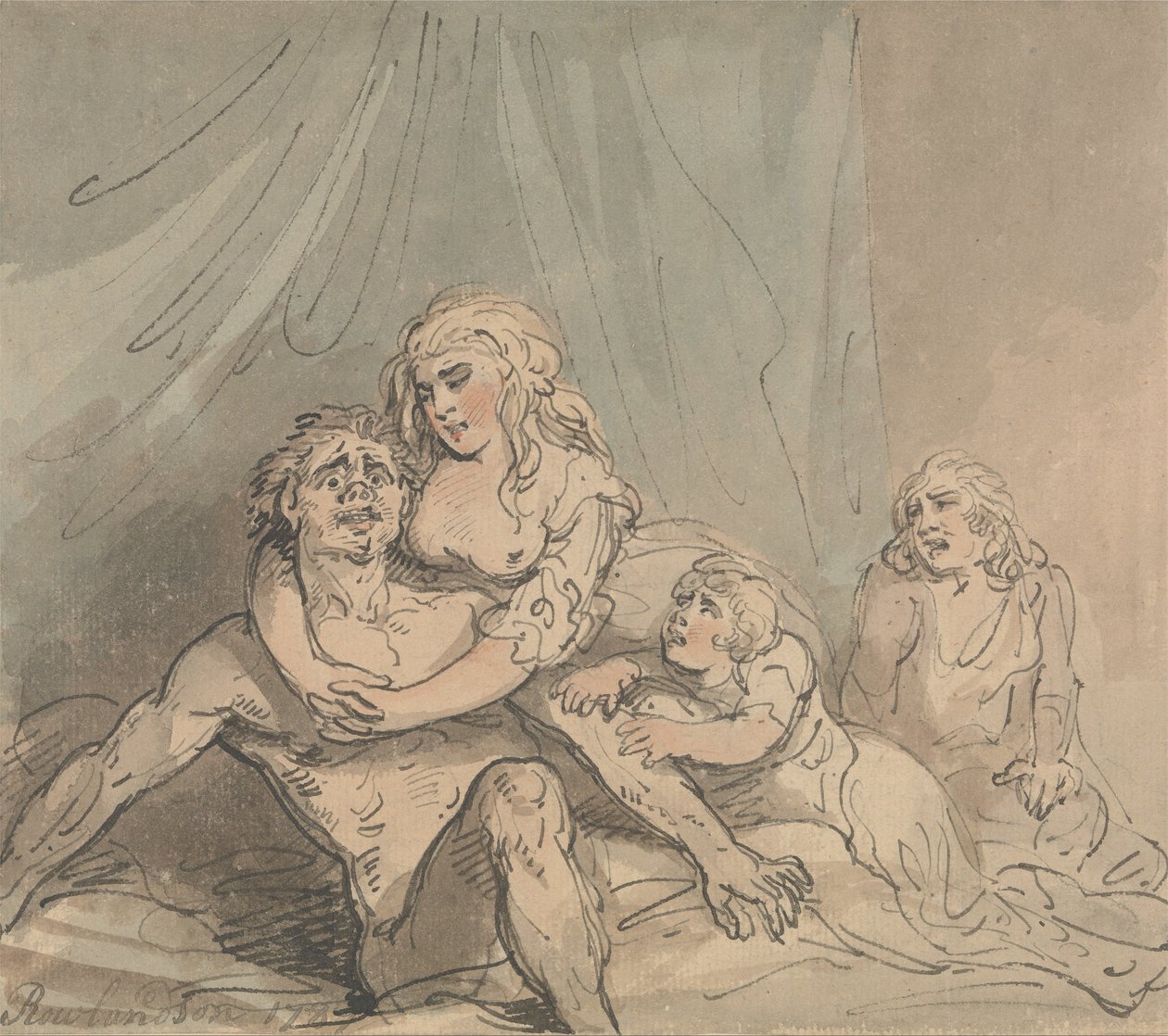 De Maniak door Thomas Rowlandson