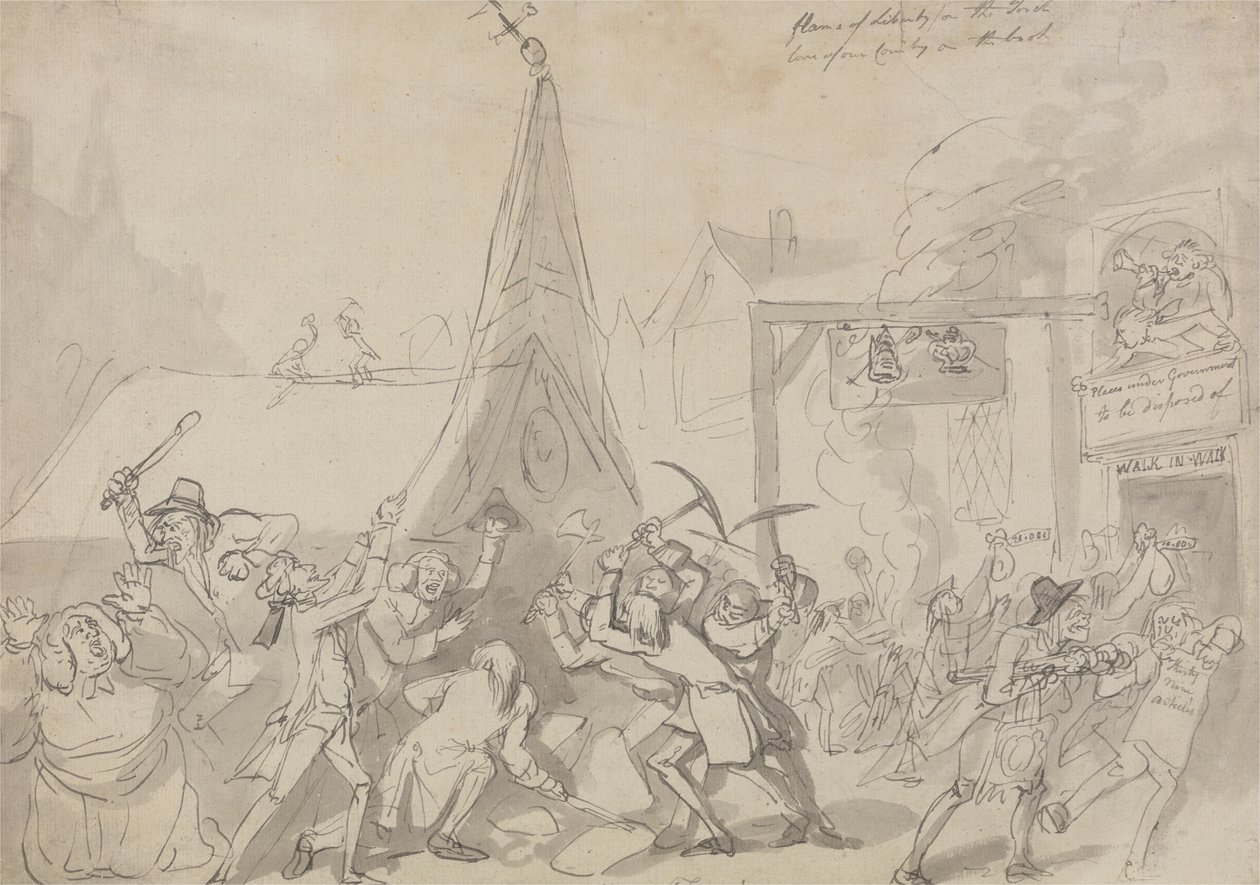 De Test door Thomas Rowlandson