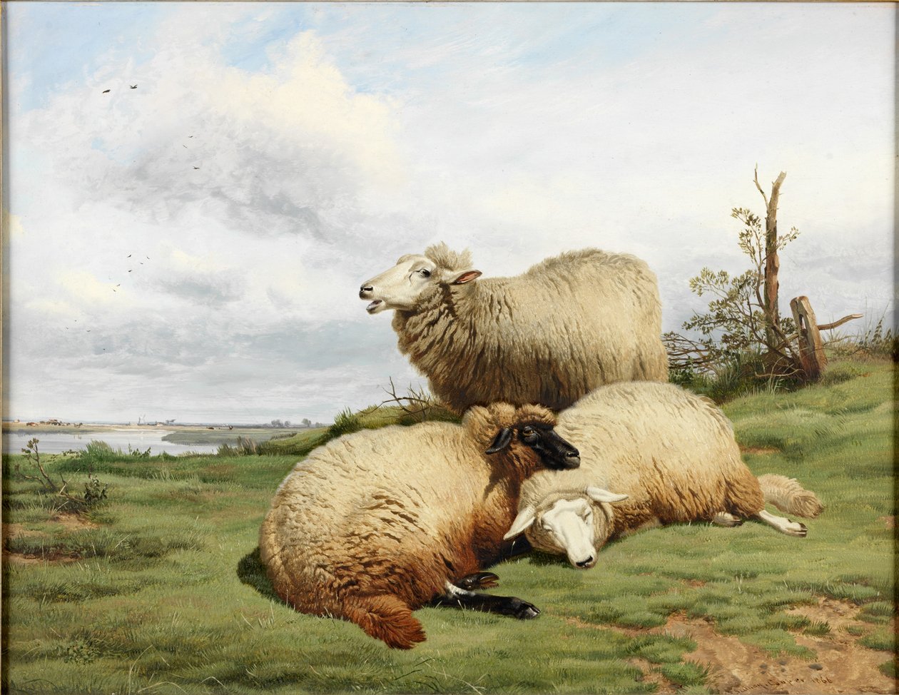 Middagrust door Thomas Sidney Cooper
