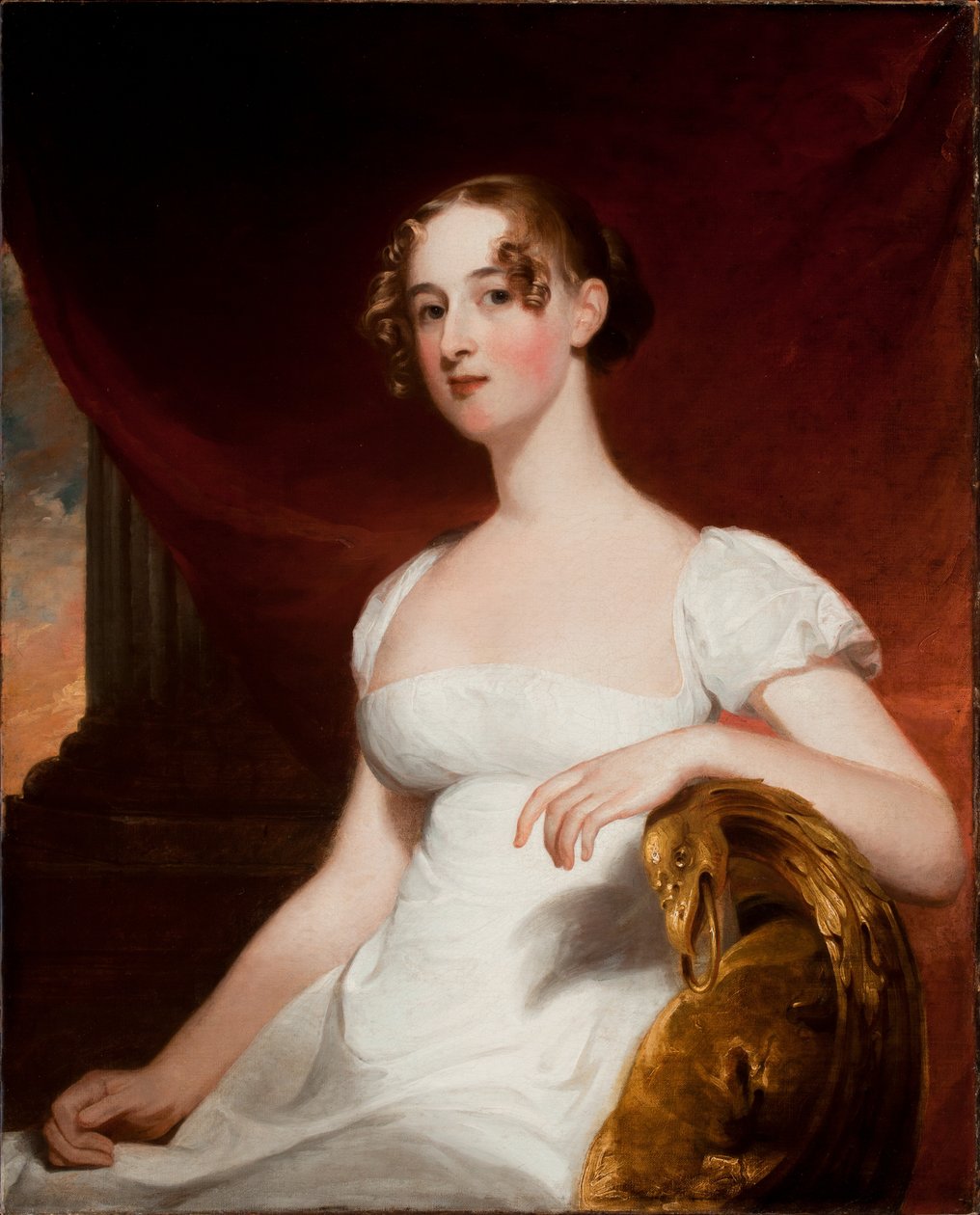 Portret van Margaret Siddons Kintzing, 1812 door Thomas Sully