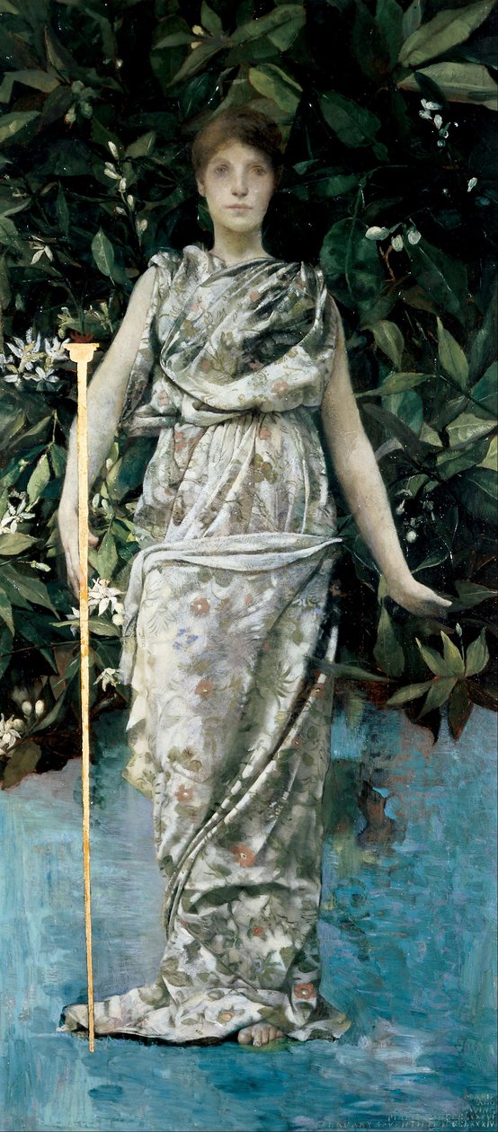 Hymen door Thomas Wilmer Dewing