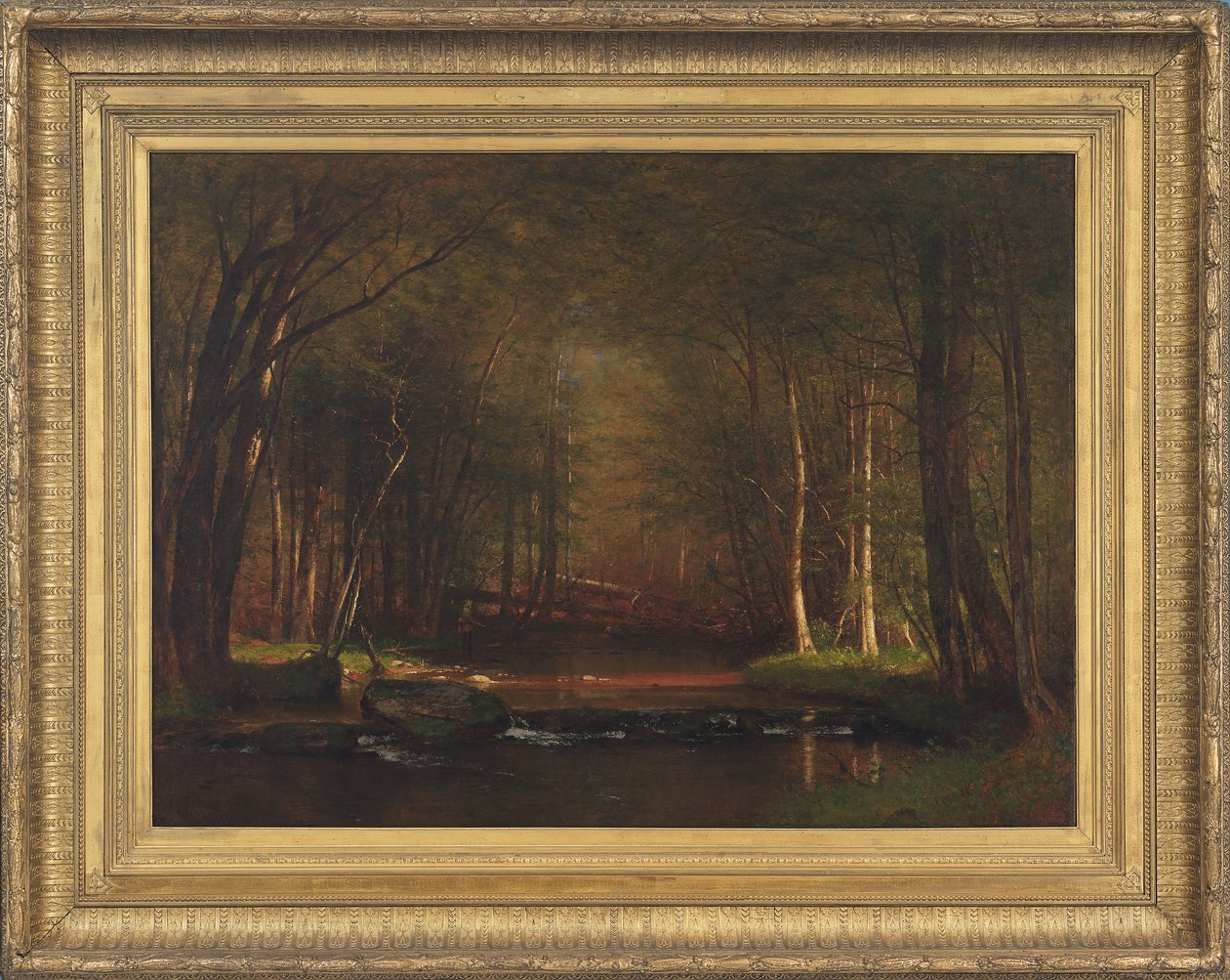 Forellenbeek in de Catskills, 1875 door Thomas Worthington Whittredge