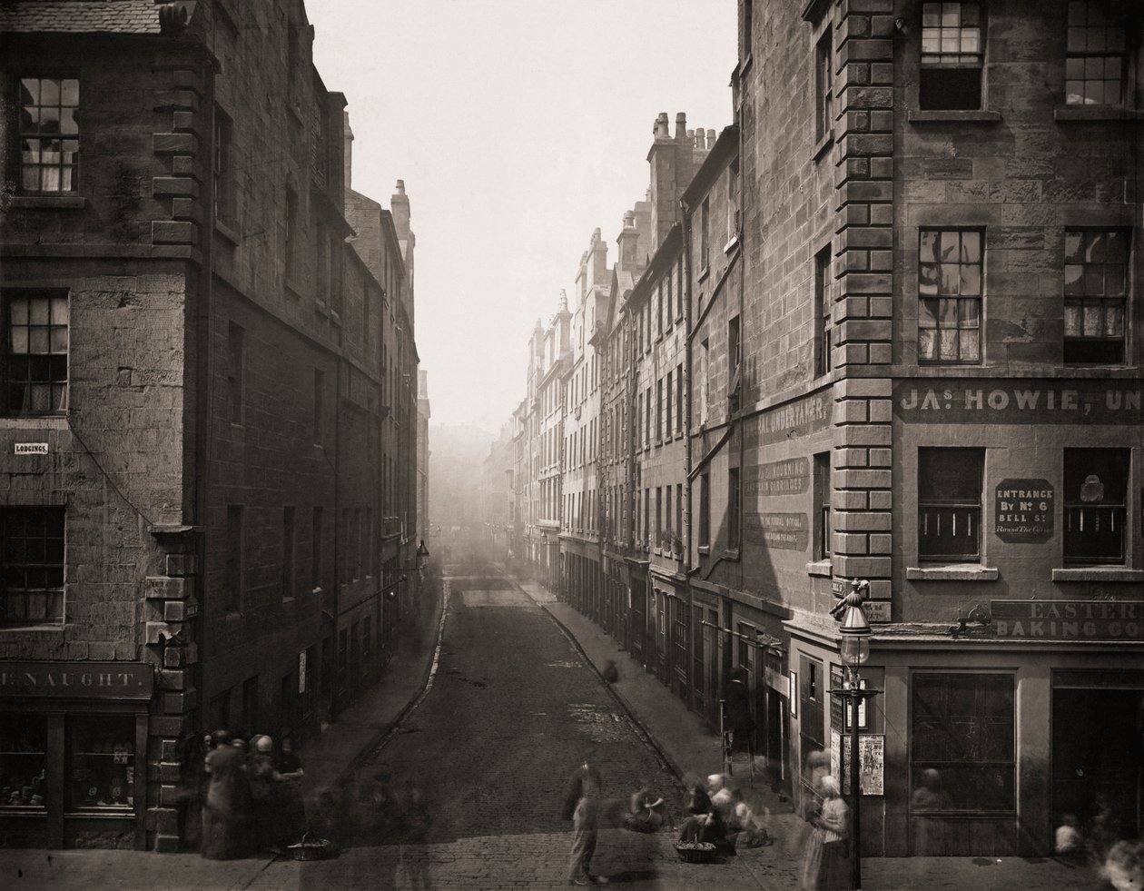 Bell Street, Glasgow, Schotland door Thomas Annan