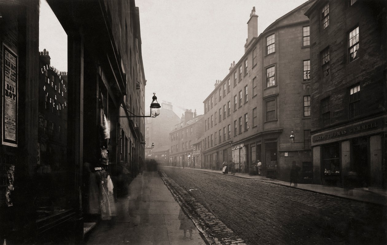 High Street, Glasgow, Schotland door Thomas Annan