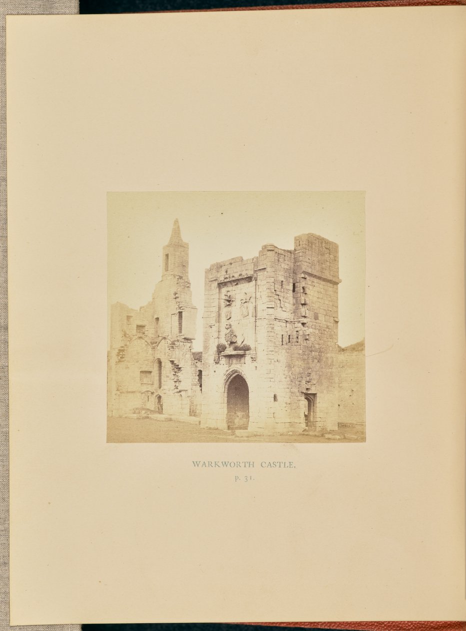 Kasteel Warkworth door Thomas Annan