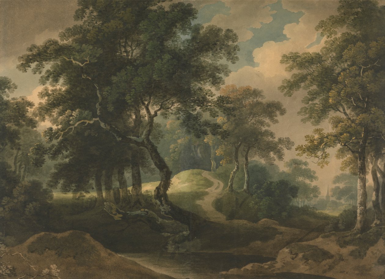 Boslandschap door Thomas Barker