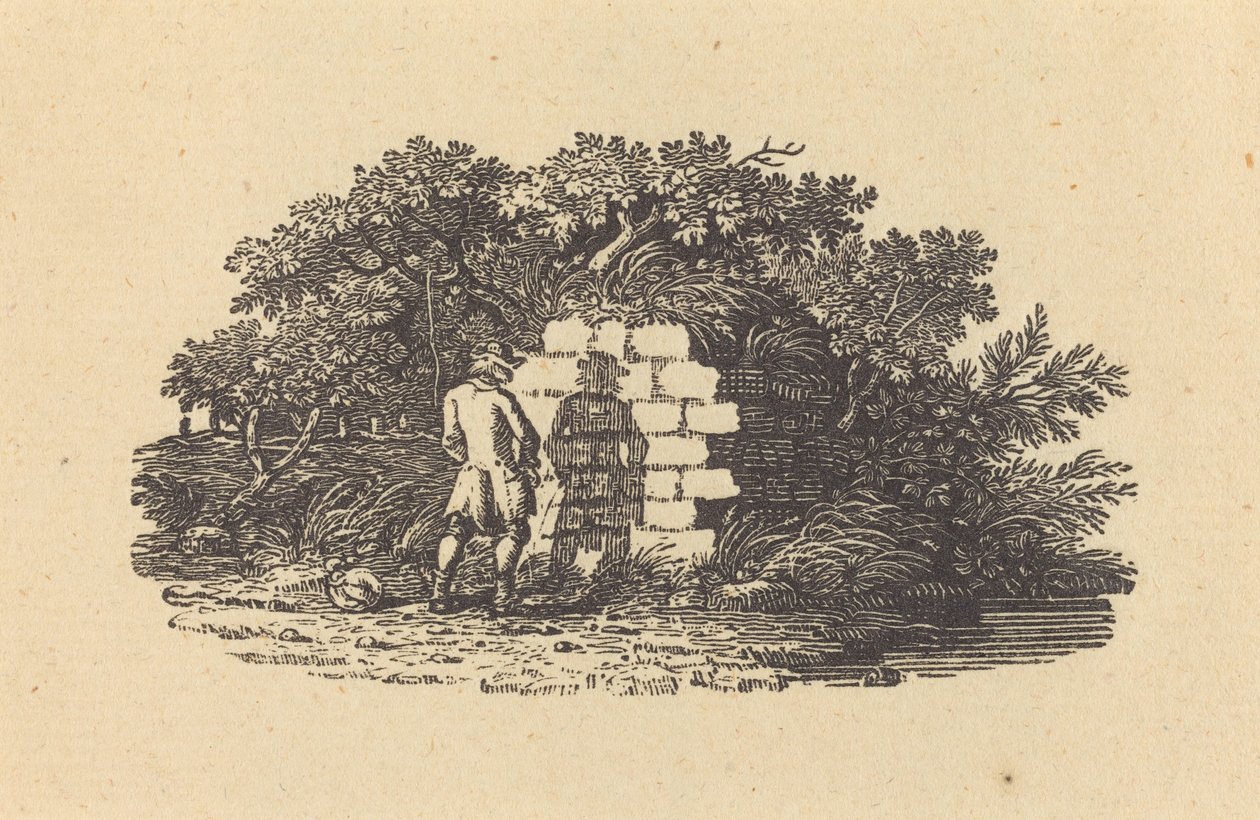 Man die plast door Thomas Bewick