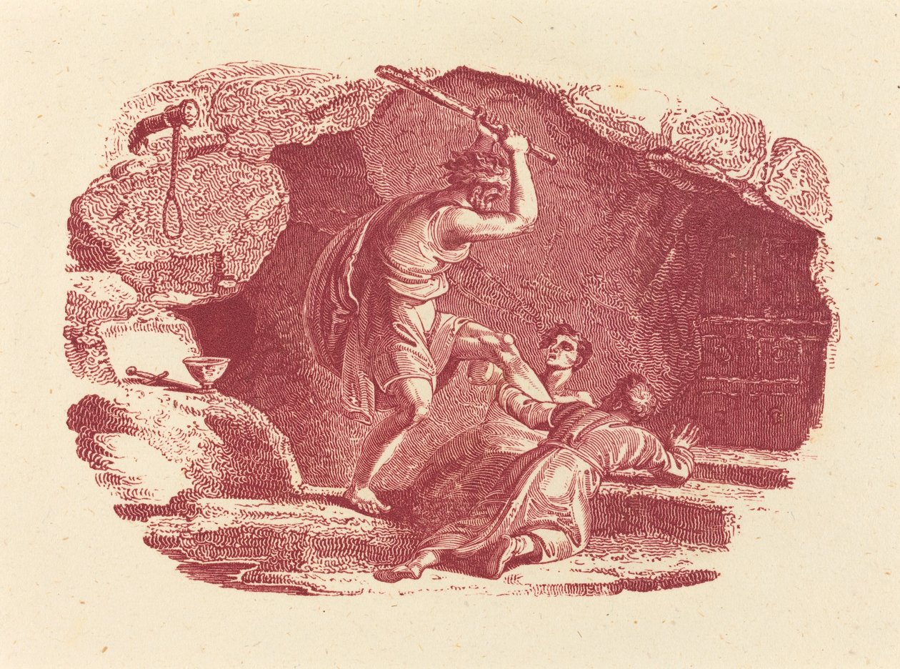Moordscène door Thomas Bewick